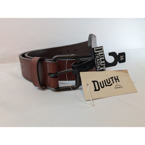NWT Duluth Trading Co Men's Smuggler's Belt in Brown size 3655 - Picture 1 of 5